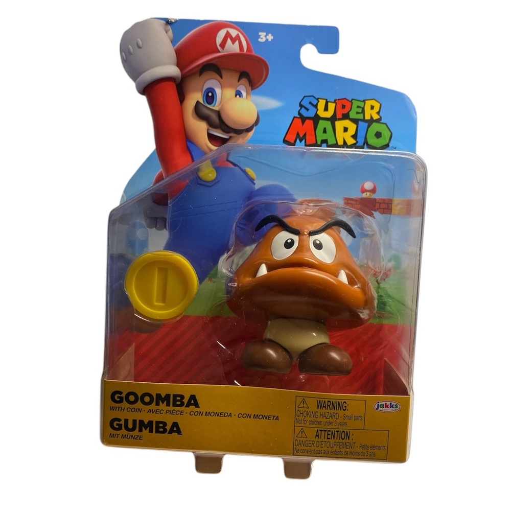 ⭐️4/$36⭐️ Nintendo Brown Goomba Action Figure Playset